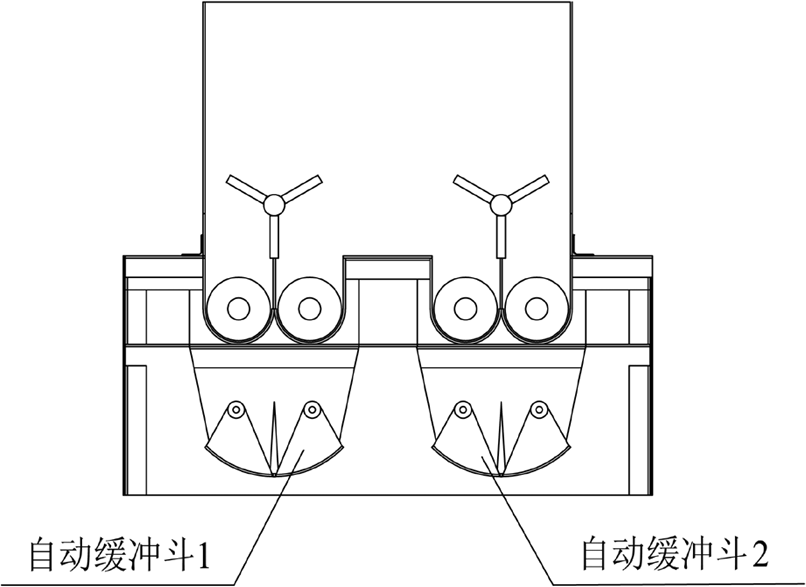 两自动缓冲器的初始状态图