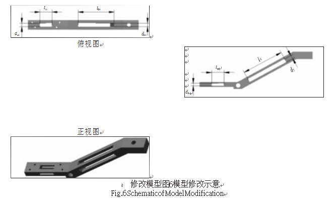 包装机修改模型图6模型修改示意图