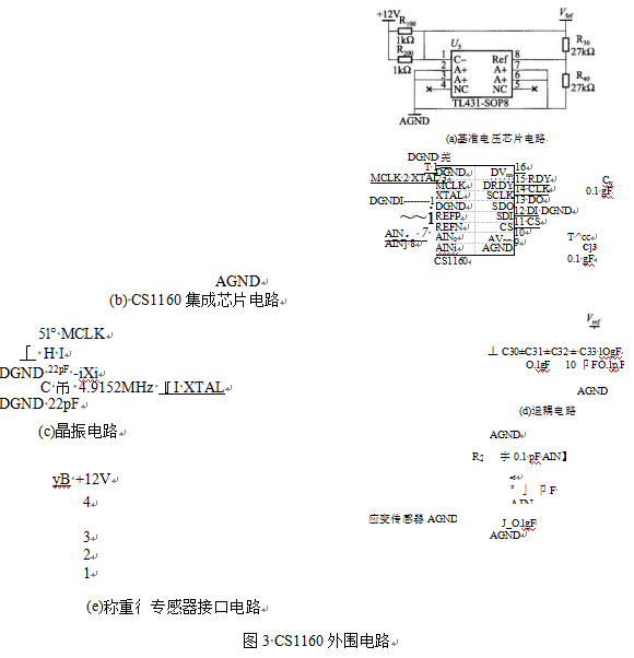 称重仪表外围电路图