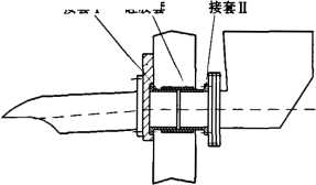 全自动包装机岀料嘴装置改进后结构图