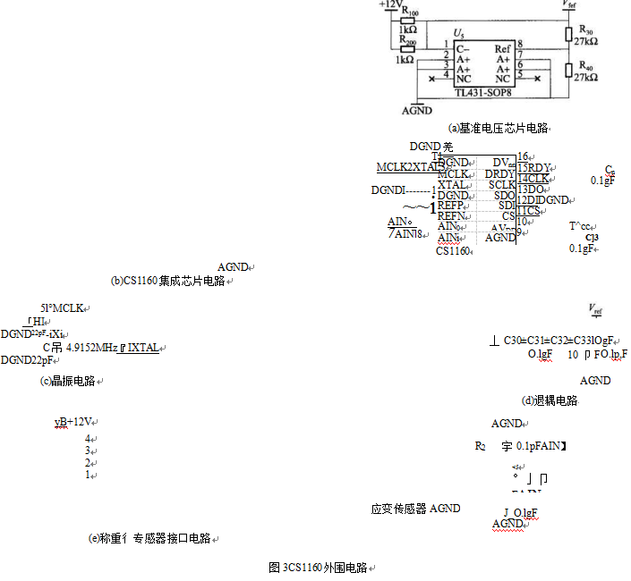 称重仪表外围电路图