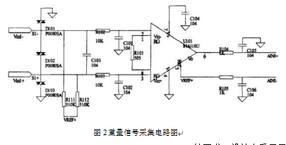 重量信号采集电路图