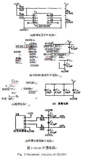 称重仪表外围电路图