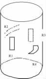 圆柱形电阻应变式称重传感器的工作原理图