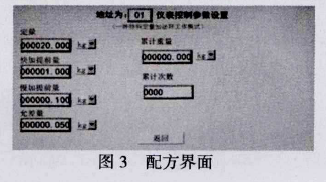 仪表配方界面图