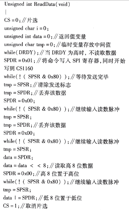 称重仪表数据读取函数图